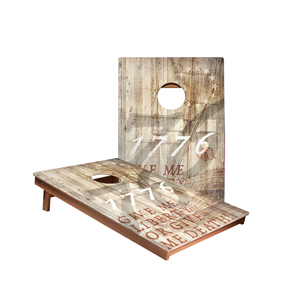 Dale 1776 Tan Recreation Cornhole Boards