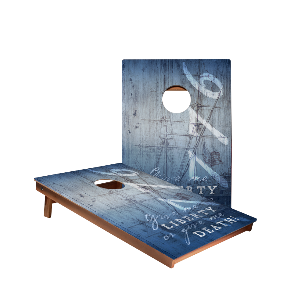 Dale 1776 Blue Recreation Cornhole Boards