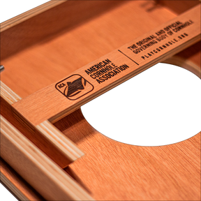 KG Dark Wood Recreation Cornhole Boards