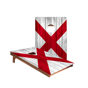 Dale Alabama Flag Recreation Cornhole Boards