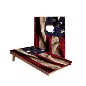 Dale American Flag Cloth Design Recreation Cornhole Boards