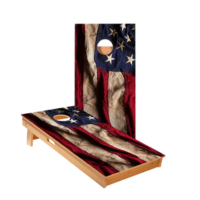 Star American Flag Cloth Design Professional Cornhole Boards