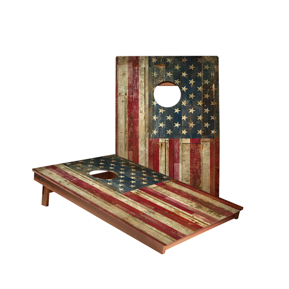 Dale American Flag Recreation Cornhole Boards