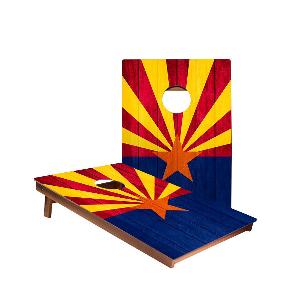 Dale Arizona Flag Recreation Cornhole Boards