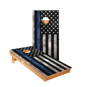 Star Blue Lives Matter Professional Cornhole Boards