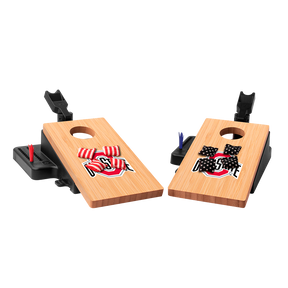 Double Chuck Ohio State University Mini Cornhole Tabletop Game