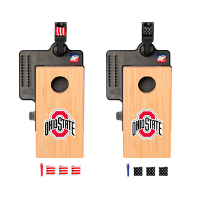 Double Chuck Ohio State University Mini Cornhole Tabletop Game