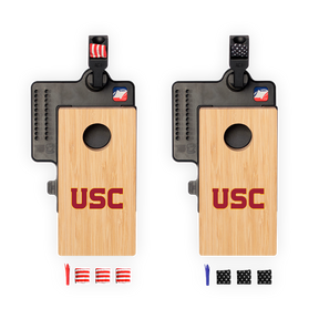 Double Chuck University of Southern California Mini Cornhole Tabletop Game