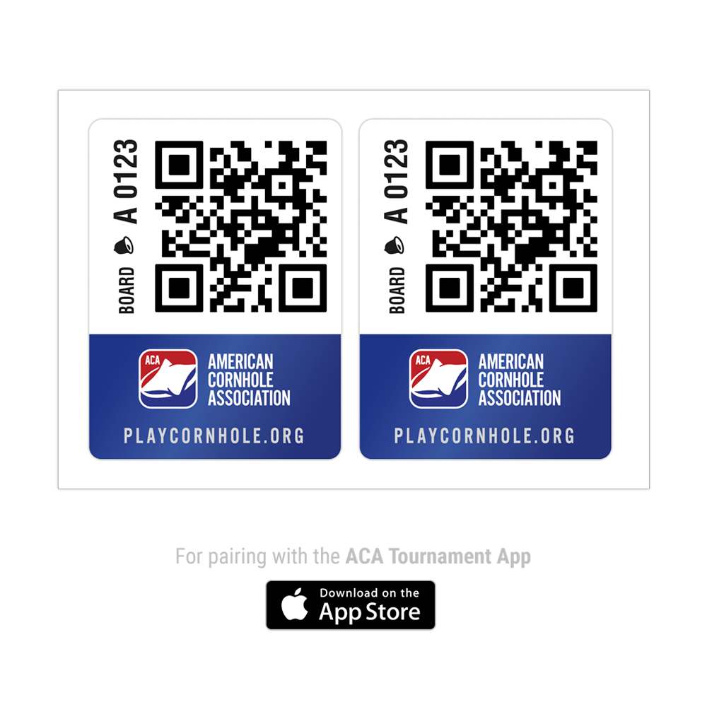 Cornhole Tournament QR LABELS