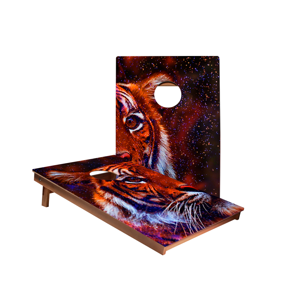 Dale Space Tiger Recreation Cornhole Boards