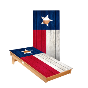 Star Texas Flag Professional Cornhole Boards