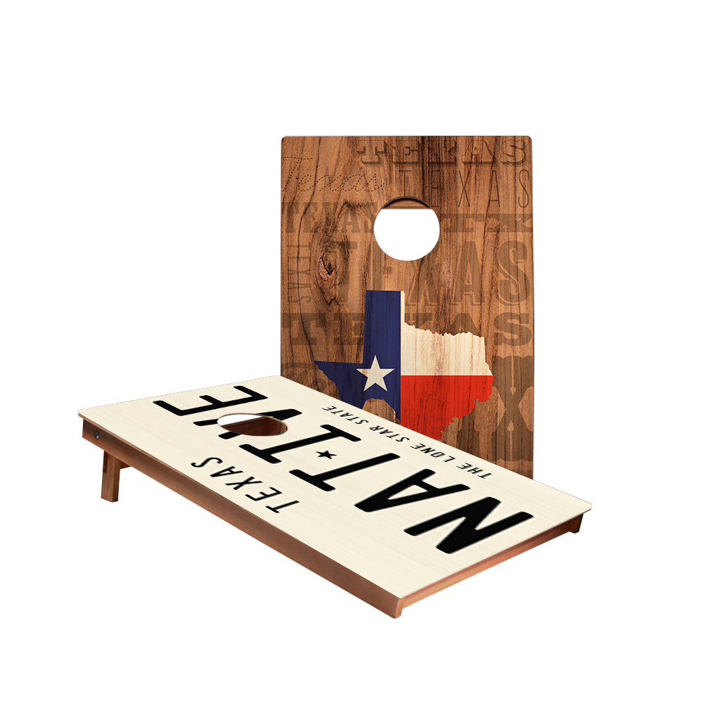 Dale Texas Native Recreation Cornhole Boards