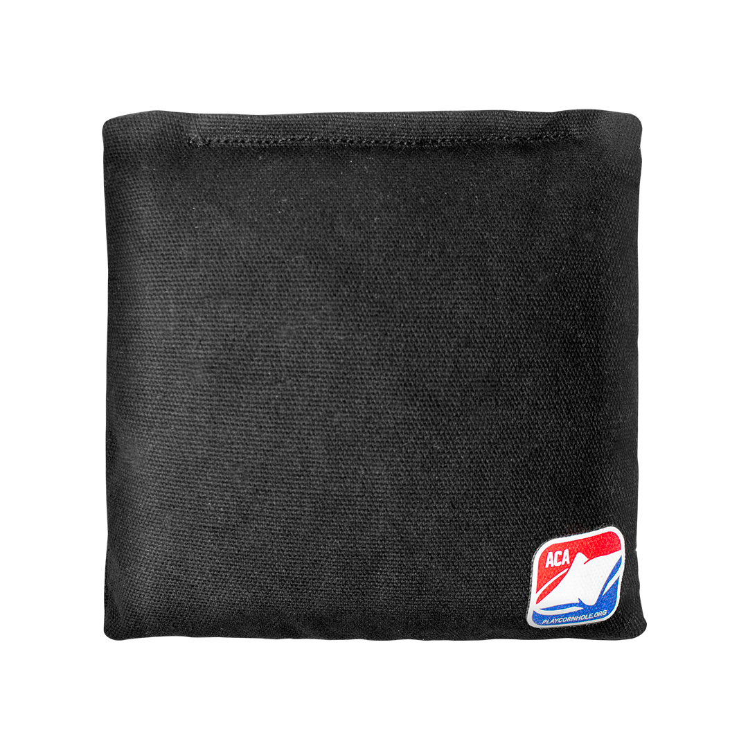 Black All Weather Cornhole Bags