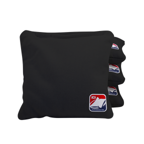 Black All Weather Cornhole Bags