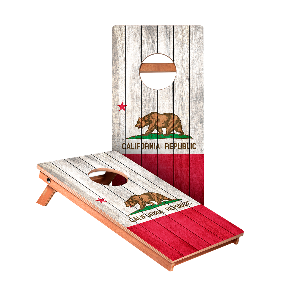 KG California Bear Flag Recreation Cornhole Boards