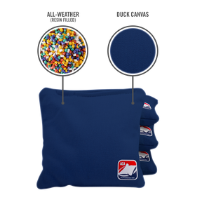 Navy Blue All Weather Cornhole Bags