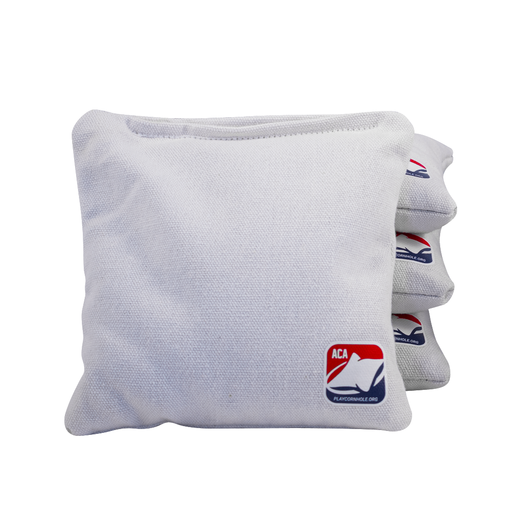 White All Weather Cornhole Bags