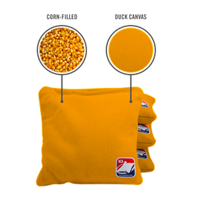 Yellow Corn Filled Cornhole Bags